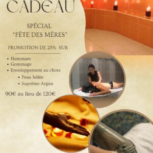 Bon cadeau fête des mères - Hammam Gommage Enveloppement
